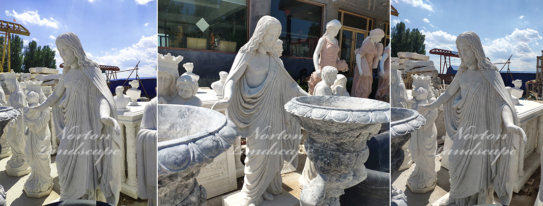 Marble Jesus statues