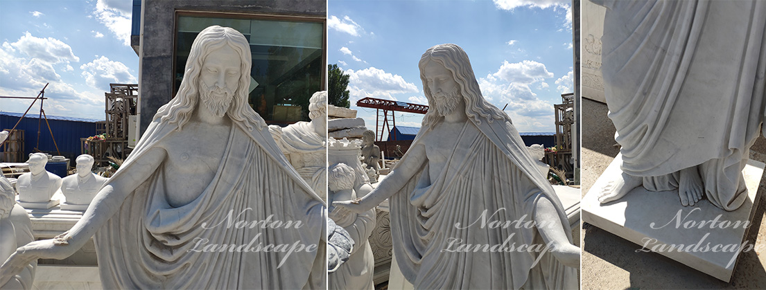 Marble Jesus statues