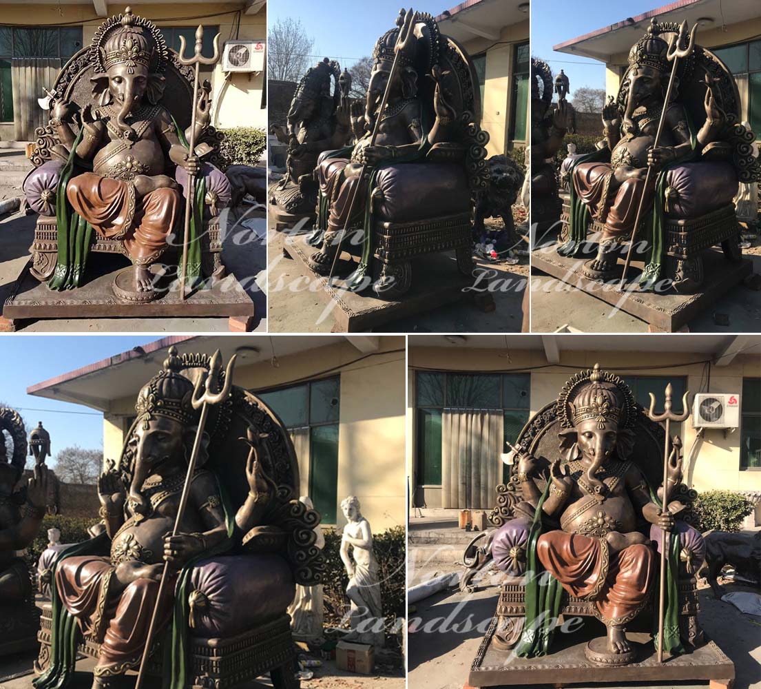 Bronze Ganesha statues