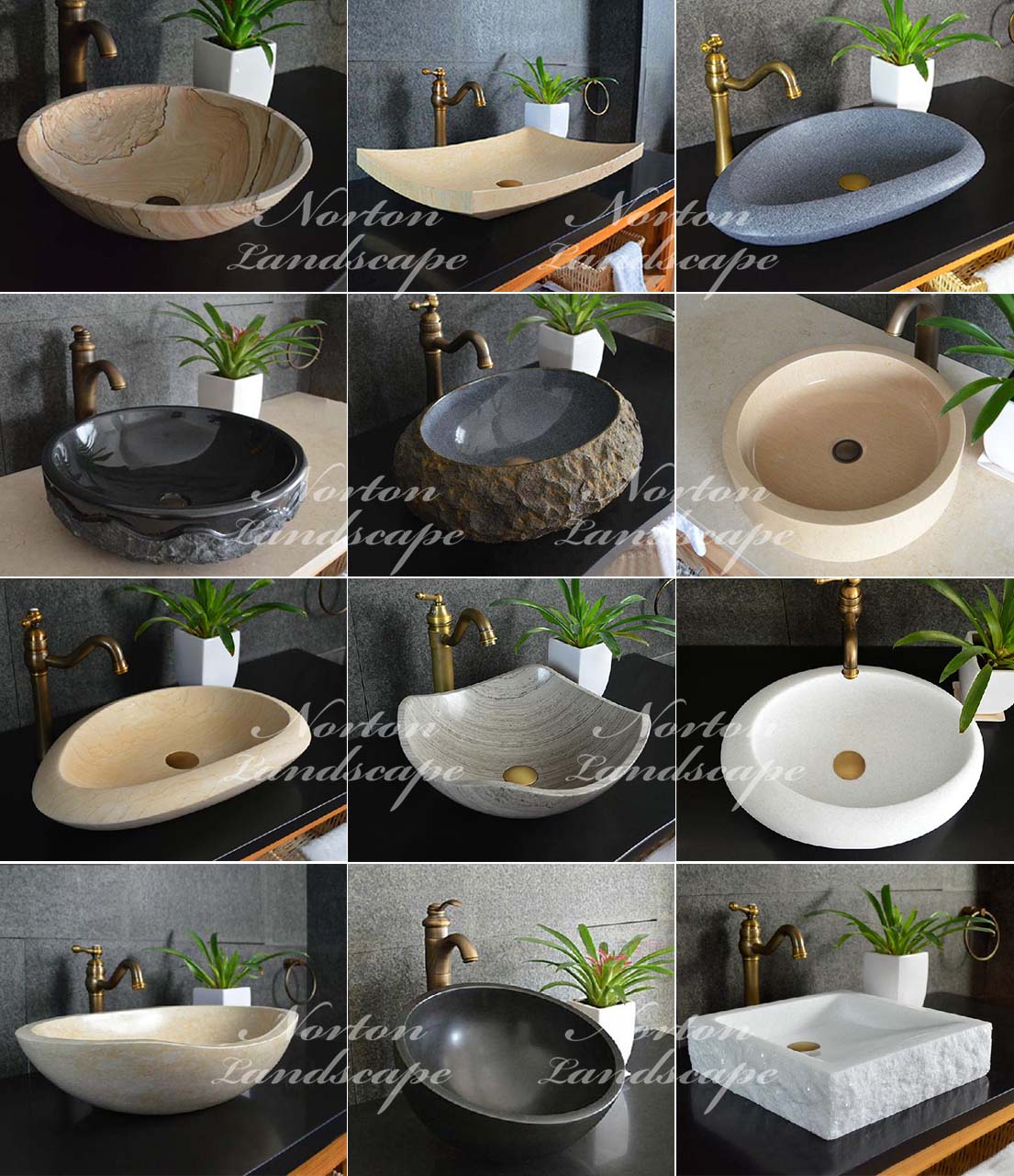 natural marble sink