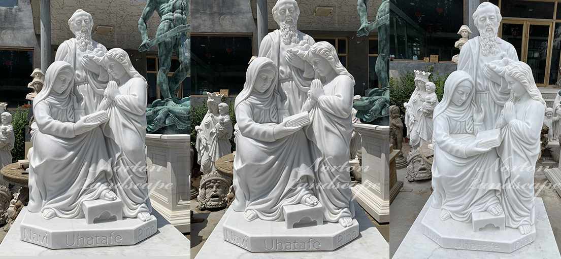 Marble religion sculpture