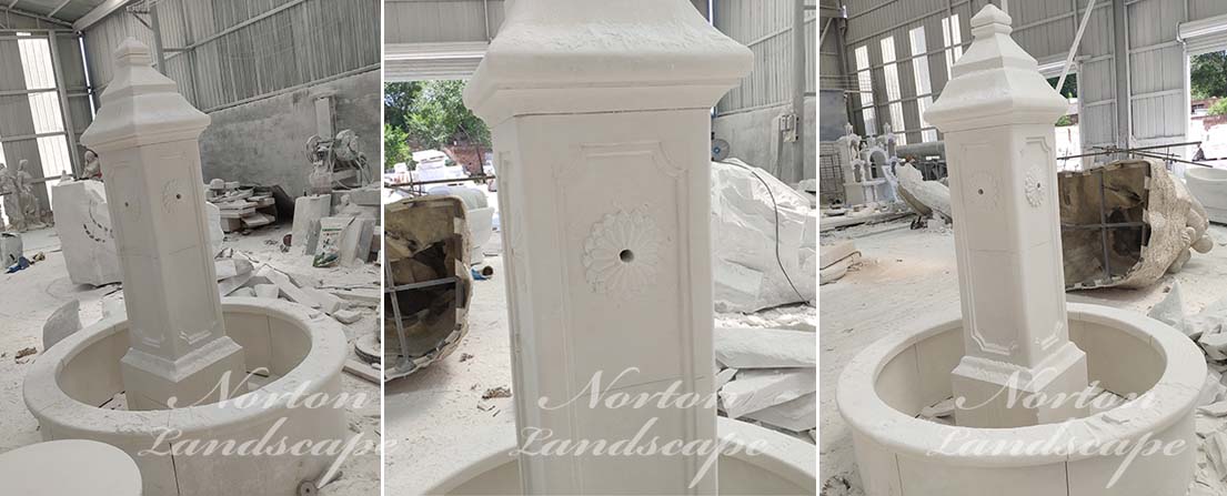 Antique stone fountain