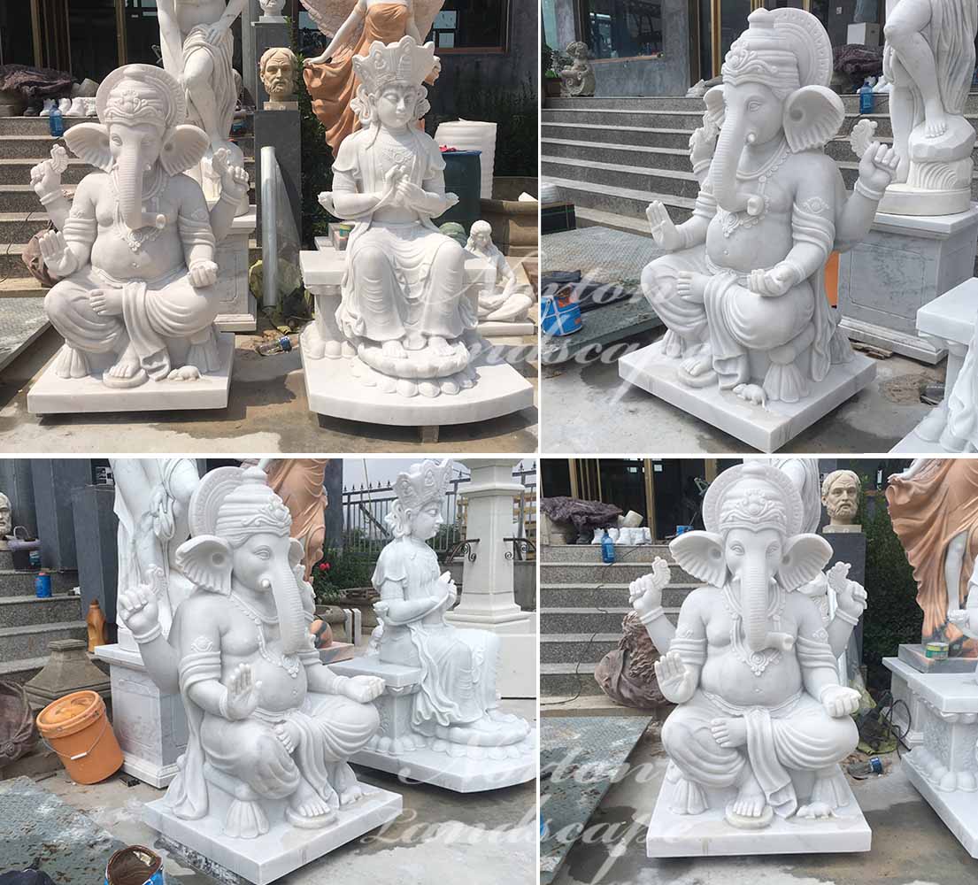 Marble Ganesha statue