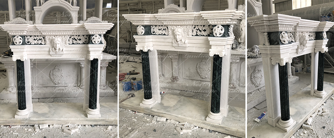 Frensh Style Marble Fireplace