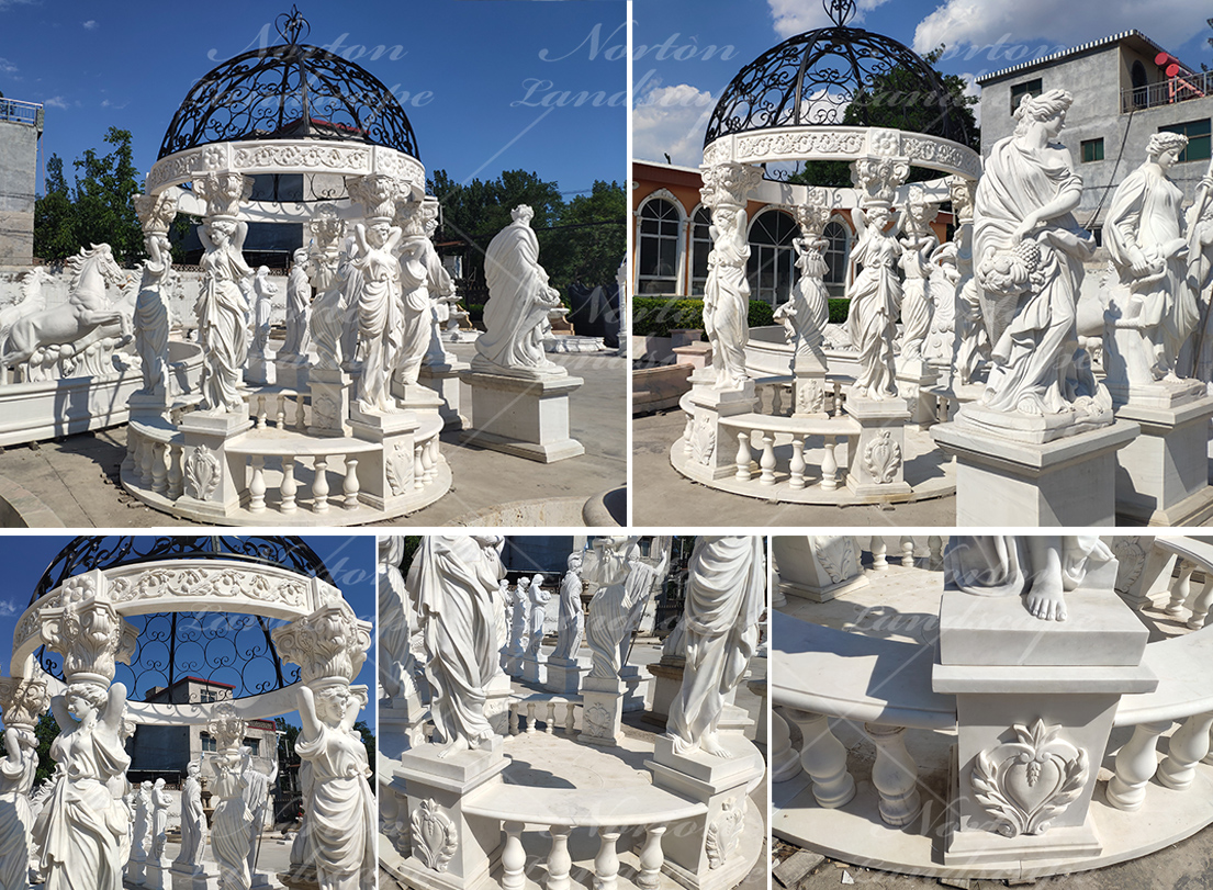 European marble gazebo