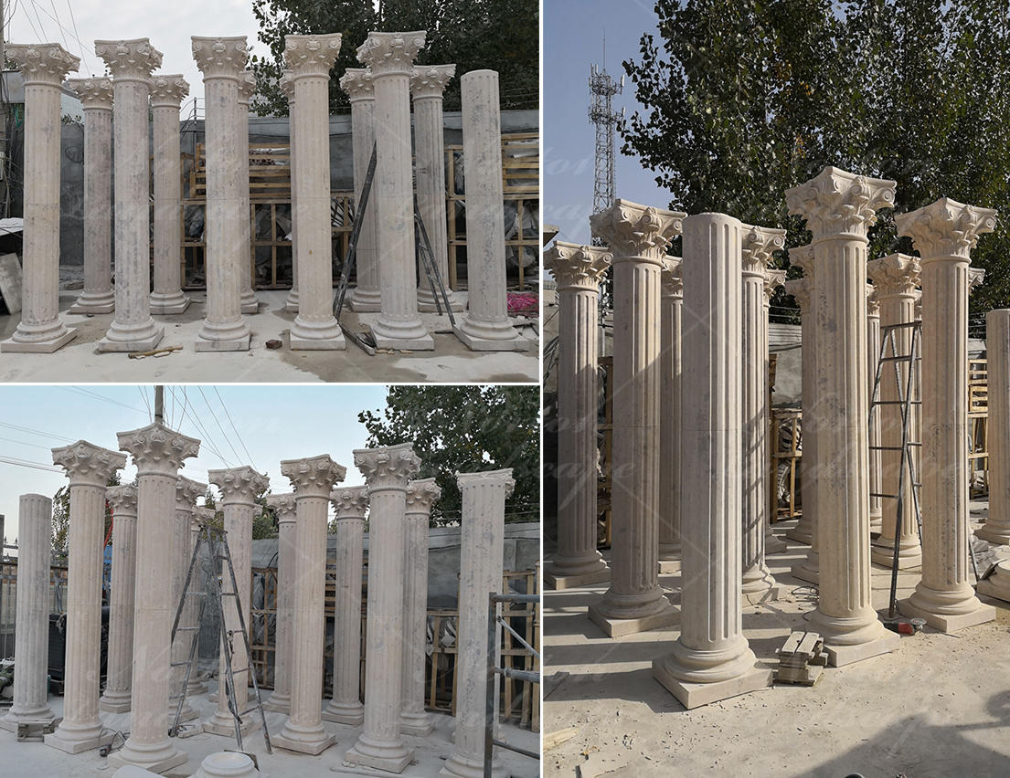 Wholesale marble roman pillar