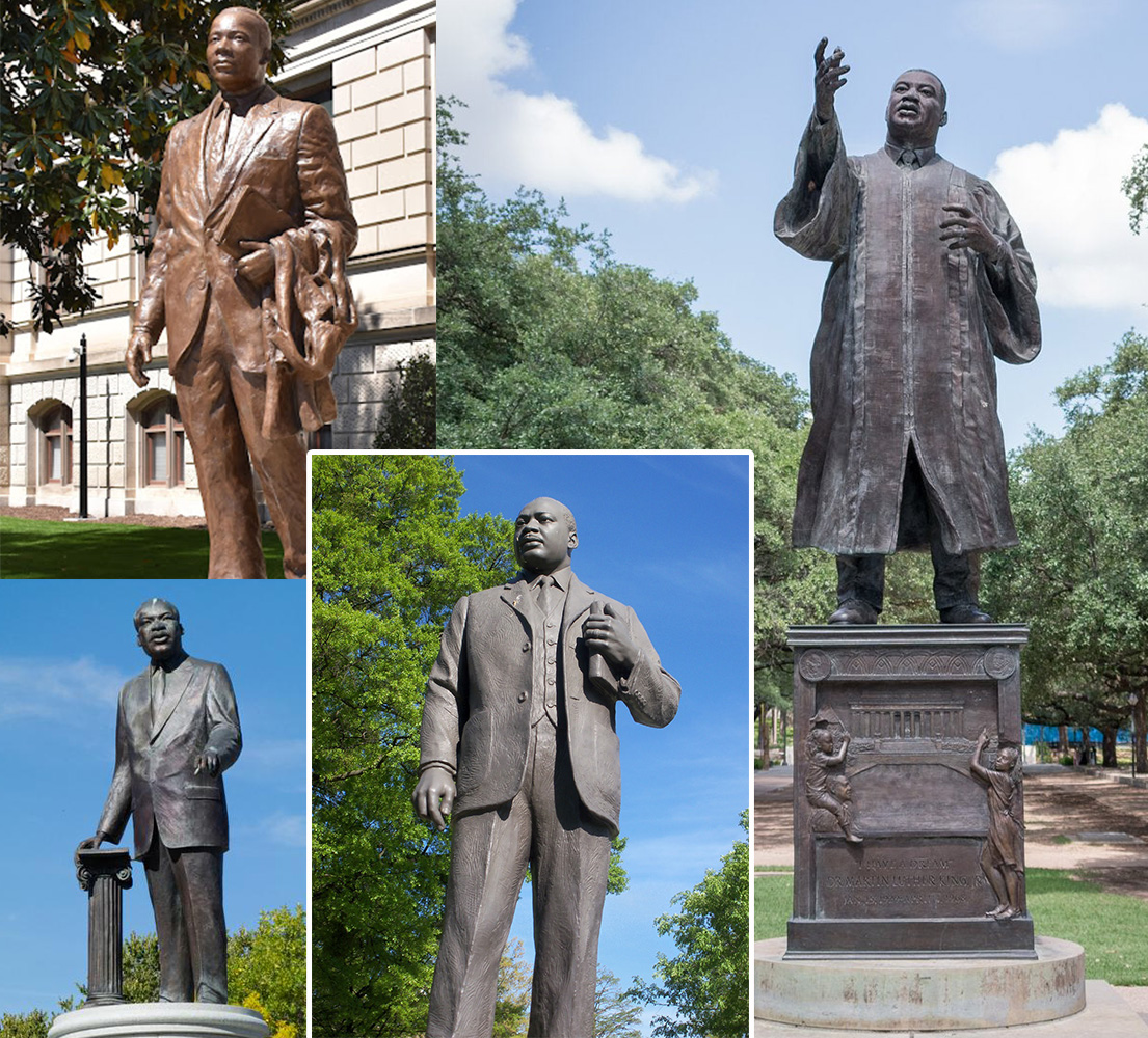 Martin Luther King bronze statue