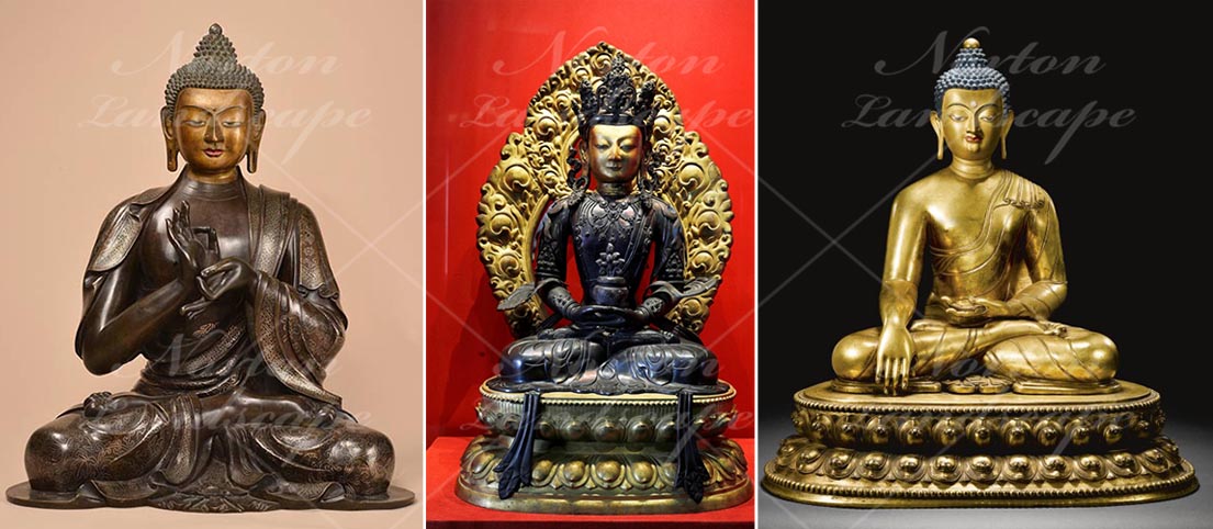 Bronze tibet buddha statue