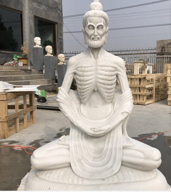 Starving Buddha Statue