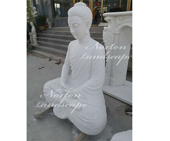 Marble Buddha statue