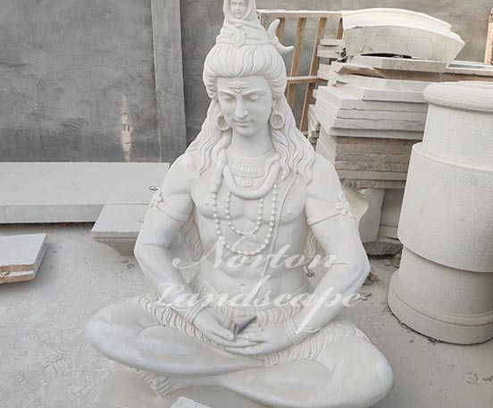 Marble shiva statue