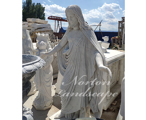Marble Jesus statues