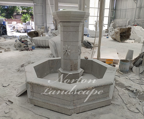 Antique marble fountain