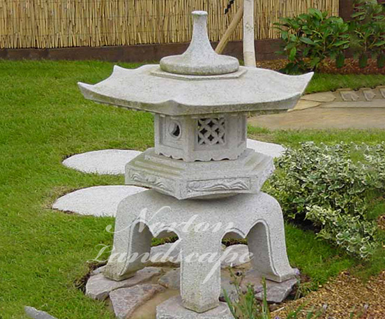 Japanese style stone lantern