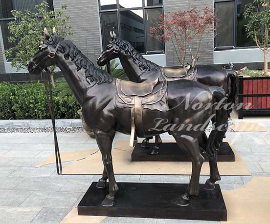 bronze  horse sculpture