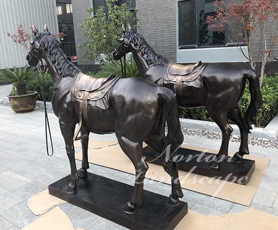 bronze  horse sculpture