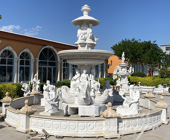 Antique stone fountain