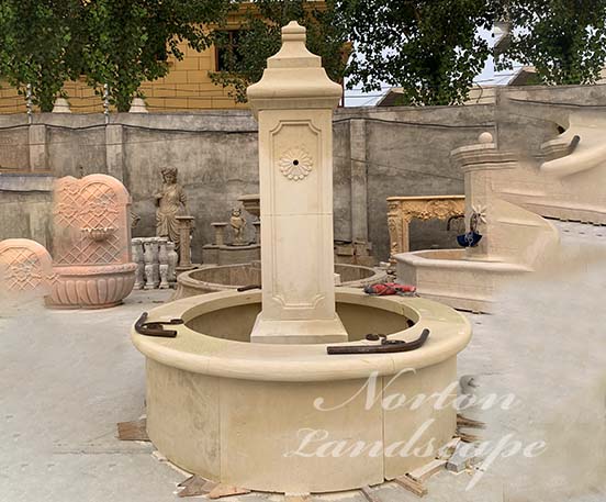 Antique stone fountain