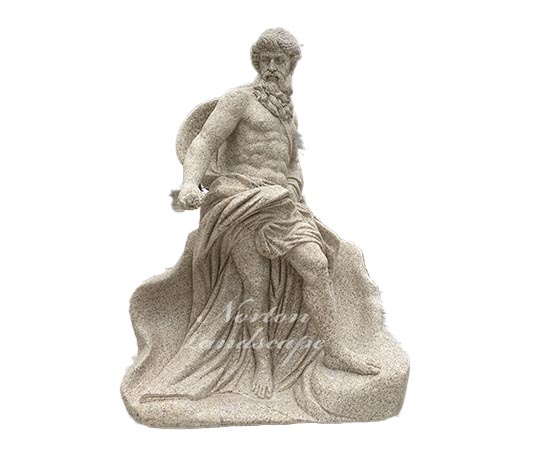 marble Poseidon sculpture