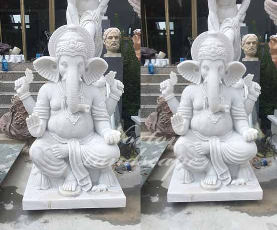 Marble Ganesha statue