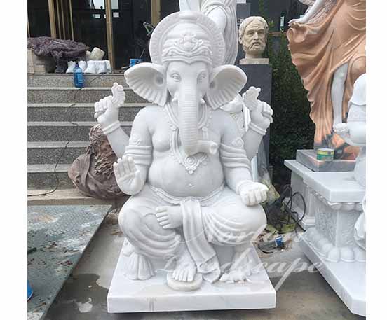 Marble Ganesha statue
