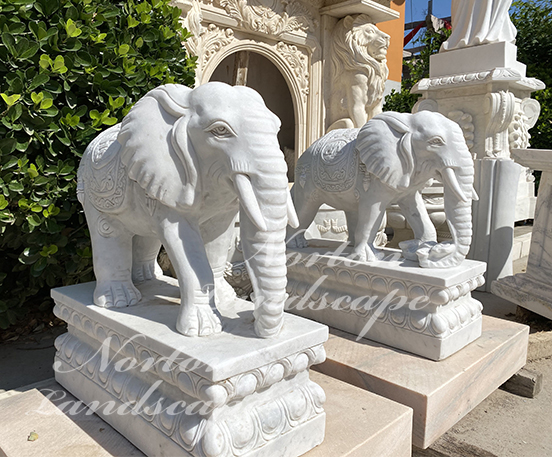White marble elephant