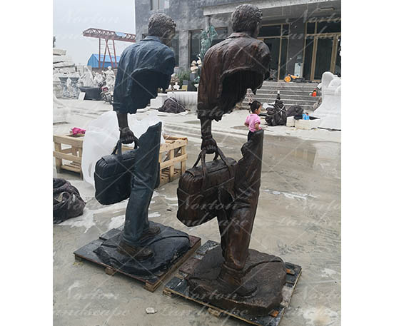 Bronze man art statue
