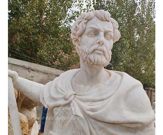 Marble man statue