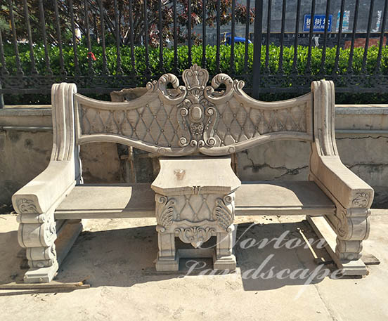 Antique marble bench