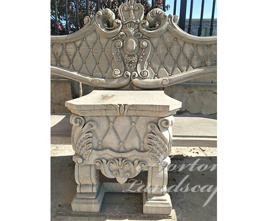 Antique marble bench