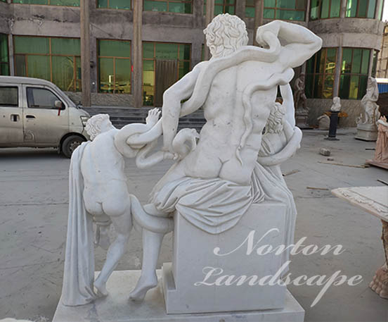 Greek statue Laocoön and his sons marble sculpture