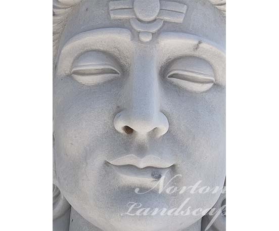 Stone carving marble buddha statue