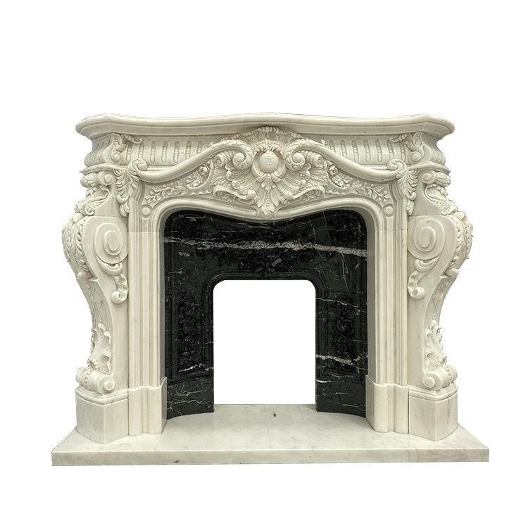 Luxury European style fireplace surround