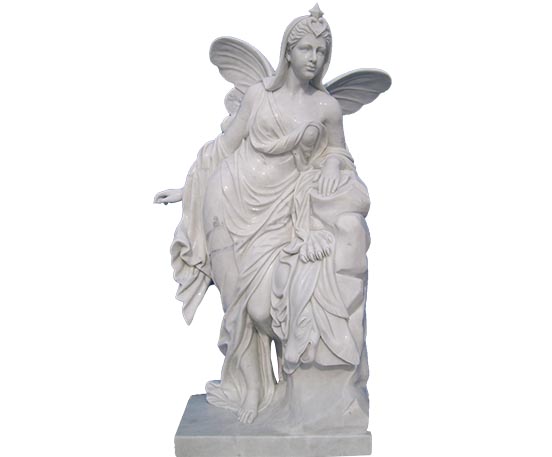 Marble fairy statue
