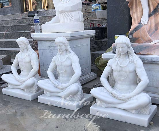 Marble shiva statue