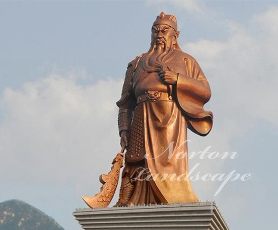 Bronze guan gong statue