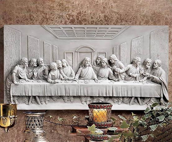 The Last Supper Marble Relief Sculpture