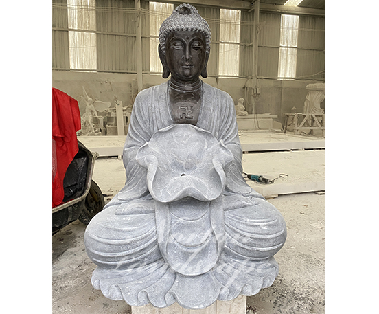 Marble buddha statue water fountain