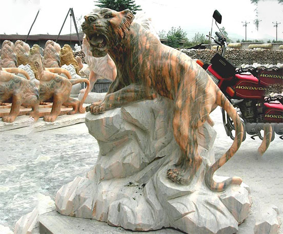 Stone tiger statue
