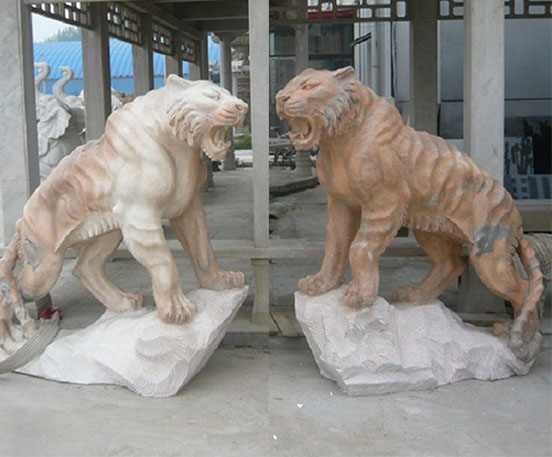 Stone tiger statue