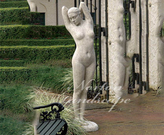 Marble nude woman statues