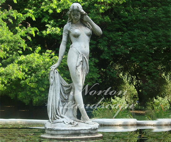 Marble nude woman statues