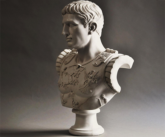 Marble Bust Statue Ceasar
