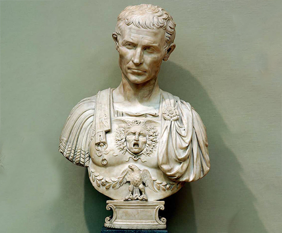 Marble Bust Statue Ceasar