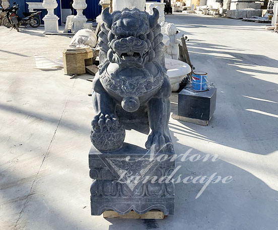 Stone Carving foo dog statue