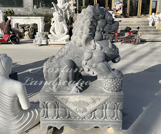 Stone Carving foo dog statue
