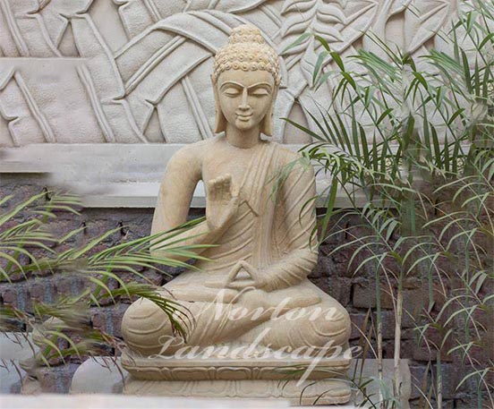 White marble lord buddha statues sculpture