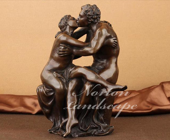 Bronze Adam And Eve Statue