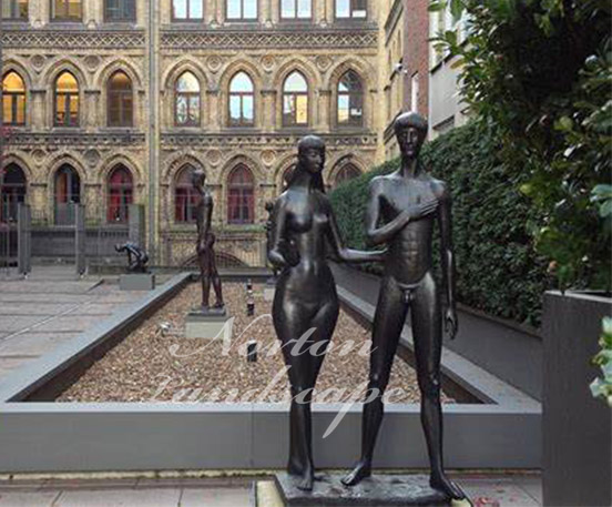 Bronze Adam And Eve Statue